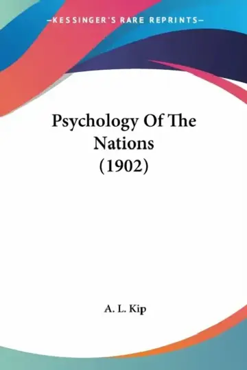 Cover of Psychology Of The Nations (1902)