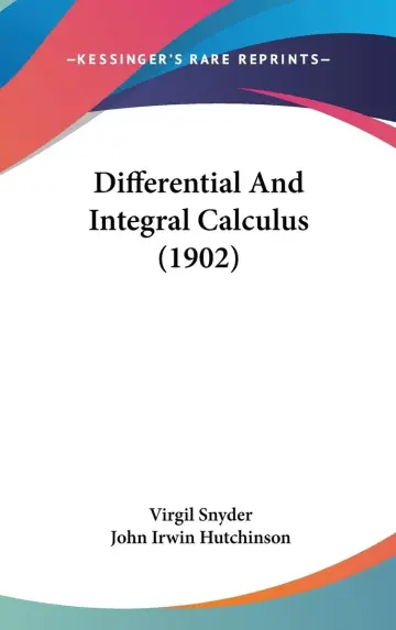 Cover of Differential and Integral Calculus