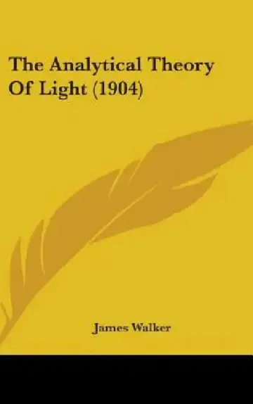 Cover of The Analytical Theory Of Light (1904)