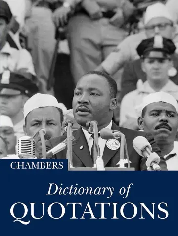 Cover of Chambers Dictionary of Quotations
