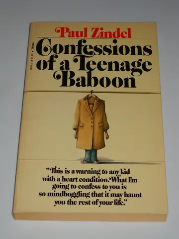 Cover of Confessions of A Teenage Baboon
