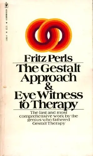 Cover of Gestalt Approach and Eyewitness to Therapy
