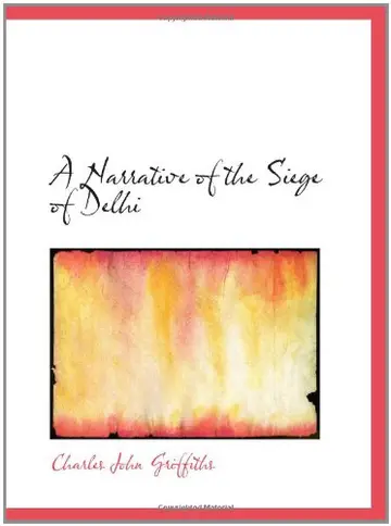 Cover of A Narrative of the Siege of Delhi