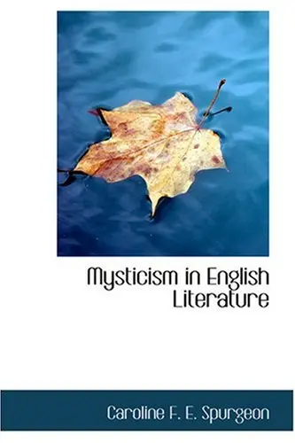 Cover of Mysticism in English Literature