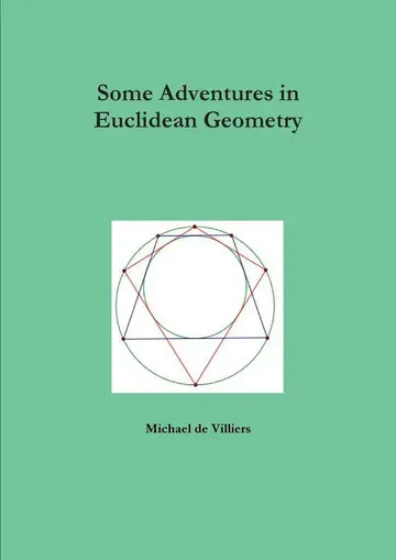Cover of Some Adventures in Euclidean Geometry