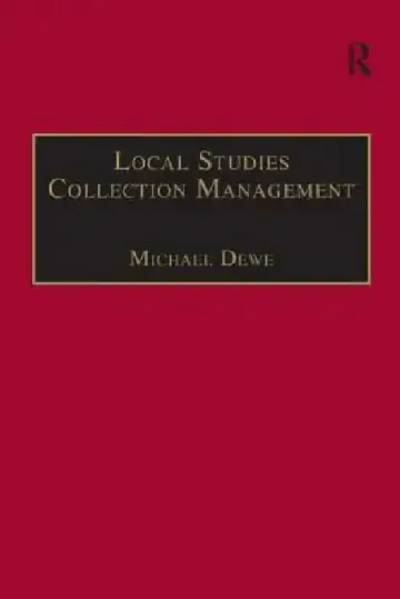 Cover of Local Studies Collection Management