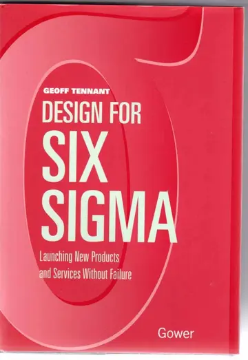 Cover of Design for Six Sigma