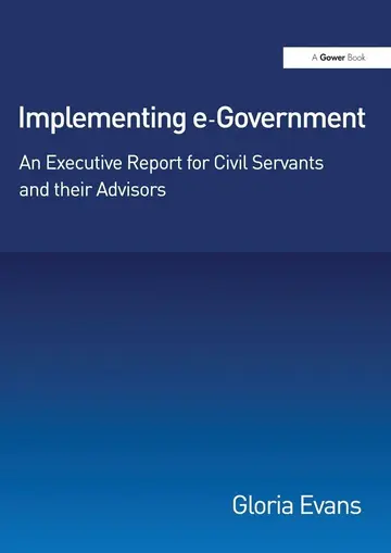 Cover of Implementing E-Government