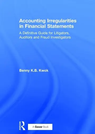 Cover of Accounting Irregularities in Financial Statements