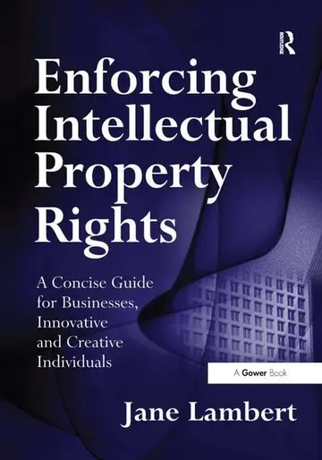 Cover of Enforcing Intellectual Property Rights