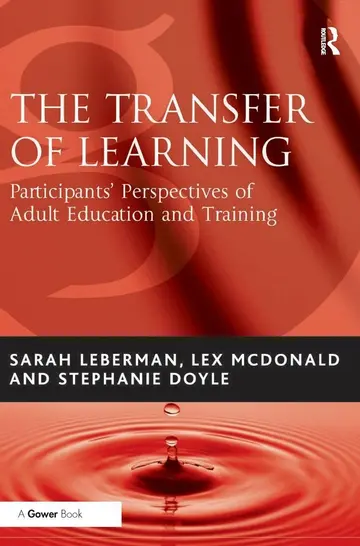 Cover of The Transfer of Learning
