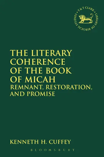 Cover of The Literary Coherence of the Book of Micah