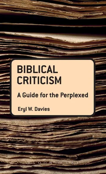 Cover of Biblical Criticism