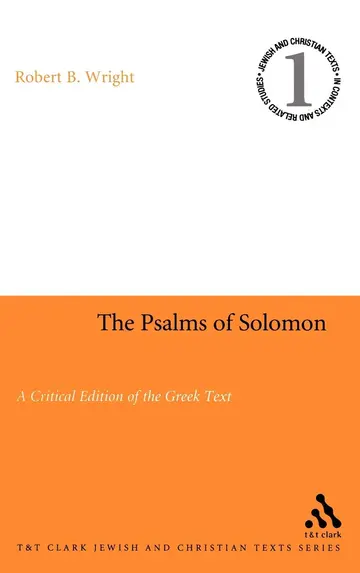 Cover of Psalms of Solomon