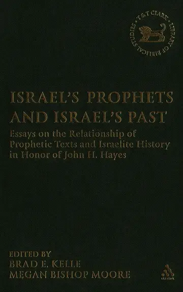Cover of Israel's Prophets and Israel's Past