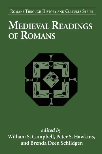 Cover of Medieval Readings of Romans
