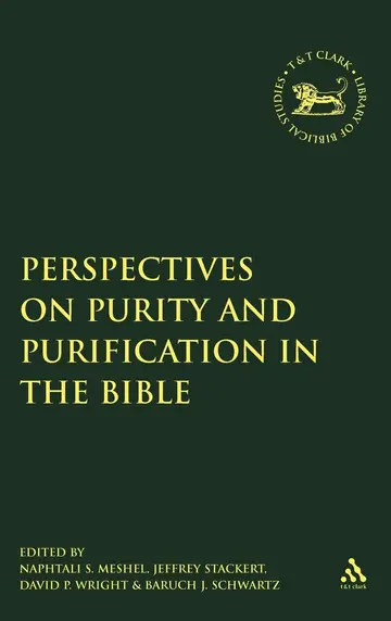 Cover of Perspectives on Purity and Purification in the Bible