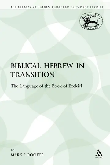 Cover of Biblical Hebrew in Transition