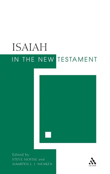 Cover of Isaiah in the New Testament