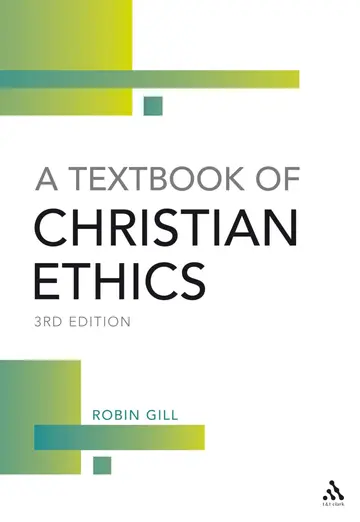 Cover of Textbook of Christian Ethics
