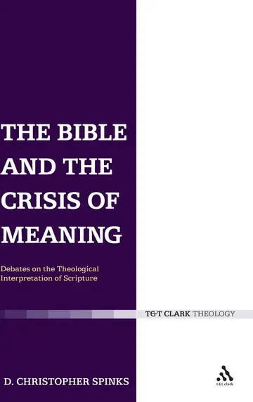 Cover of The Bible and the Crisis of Meaning