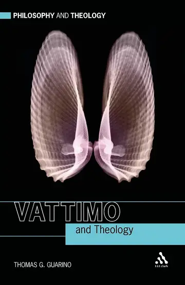 Cover of Vattimo and Theology