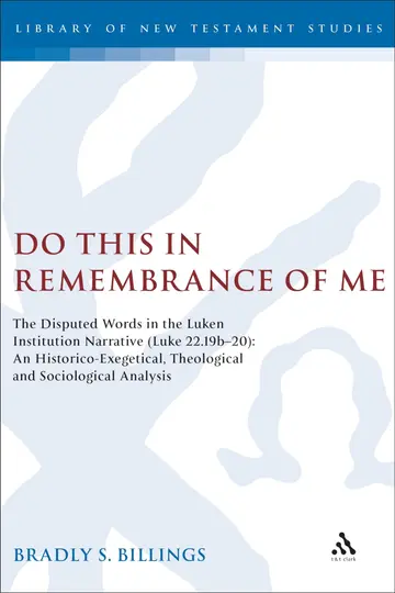 Cover of Do This in Remembrance of Me