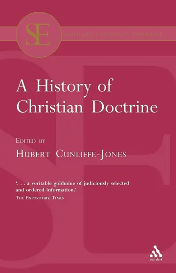 Cover of History of Christian Doctrine