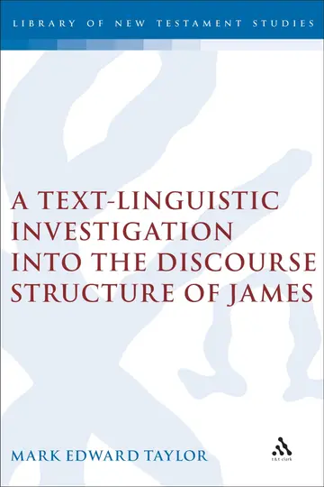 Cover of Text-Linguistic Investigation into the Discourse Structure of James