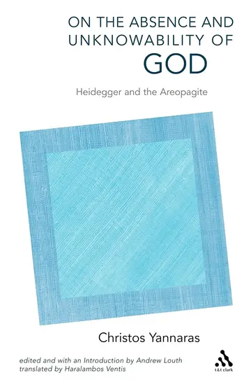 Cover of On the Absence and Unknowability of God