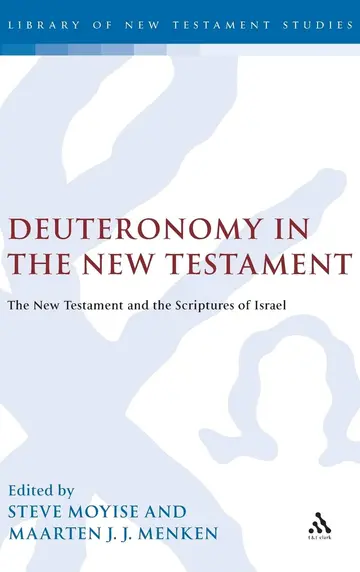 Cover of Deuteronomy in the New Testament