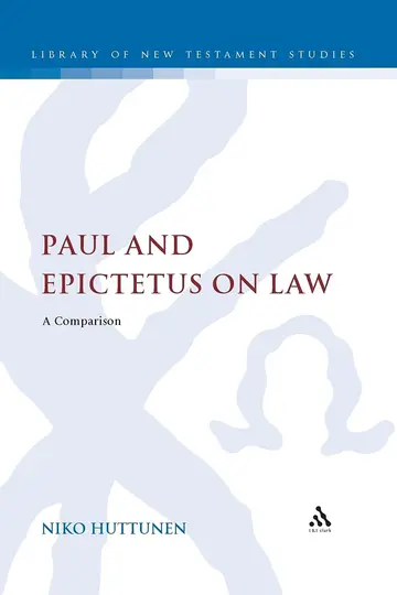 Cover of Paul and Epictetus on Law