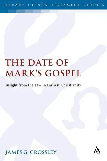 Cover of The Date of Mark's Gospel