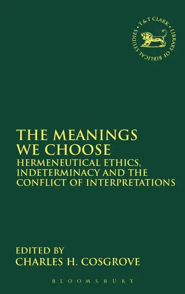 Cover of Meanings We Choose