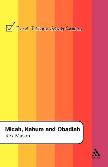 Cover of Micah,Nahum and Obadiah