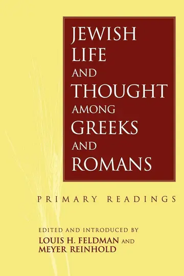 Cover of Jewish Life and Thought Among Greeks and Romans