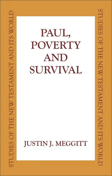 Cover of Paul, Poverty and Survival