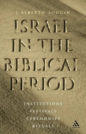 Cover of Israel in the Biblical Period