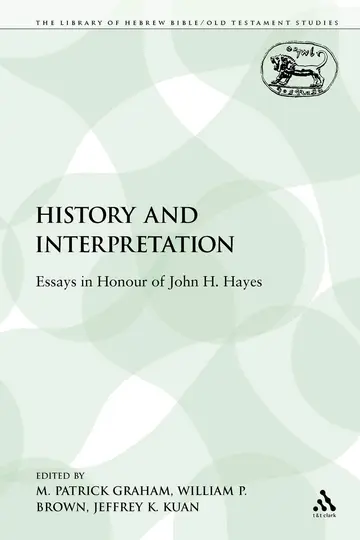 Cover of History and Interpretation