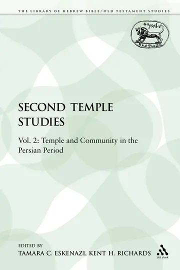 Cover of Second Temple Studies