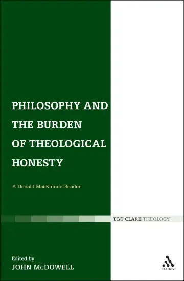 Cover of Philosophy and the Burden of Theological Honesty