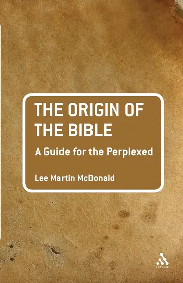 Cover of The Origin of the Bible