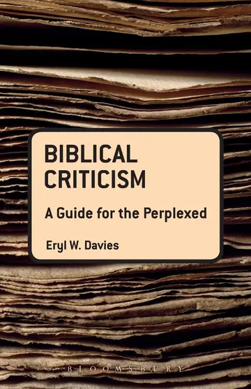 Cover of Biblical Criticism