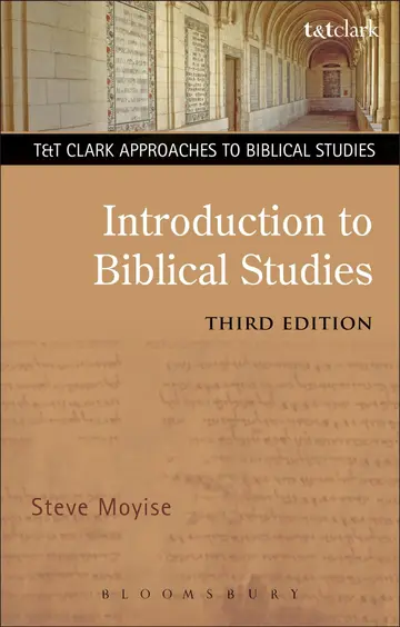 Cover of Introduction to Biblical Studies