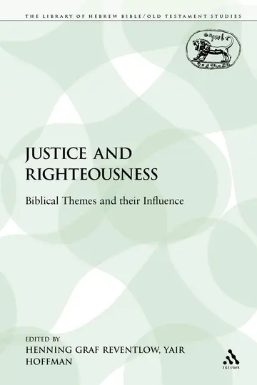 Cover of Justice and Righteousness