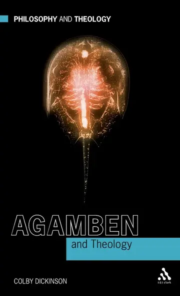 Cover of Agamben and Theology