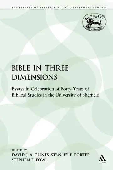 Cover of Bible in Three Dimensions