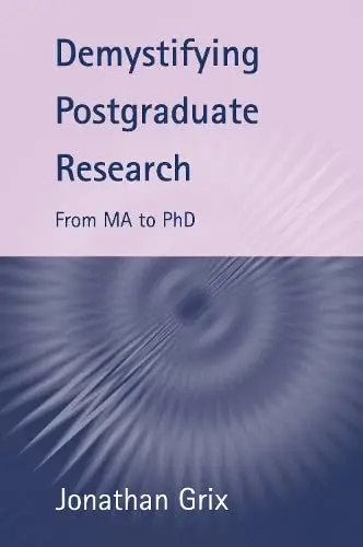Cover of Demystifying Postgraduate Research