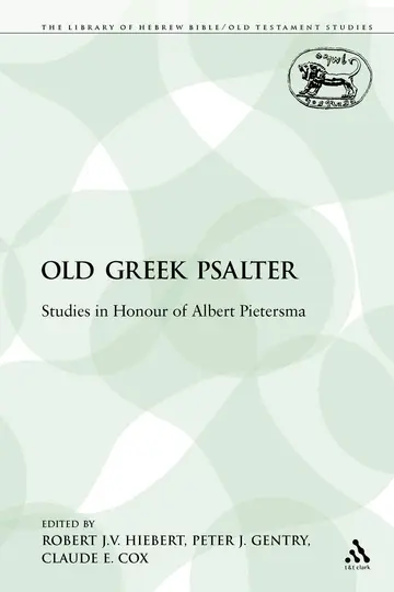 Cover of Old Greek Psalter