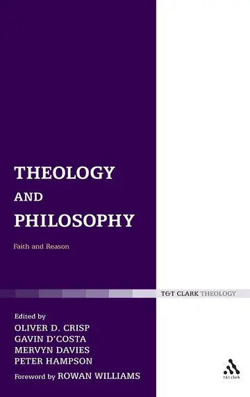 Cover of Theology and Philosophy